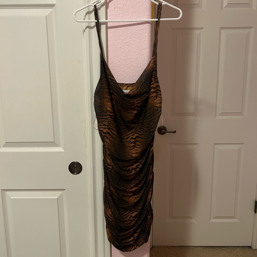 PRINCESS POLLY ANIMAL PRINT PARTY DRESS